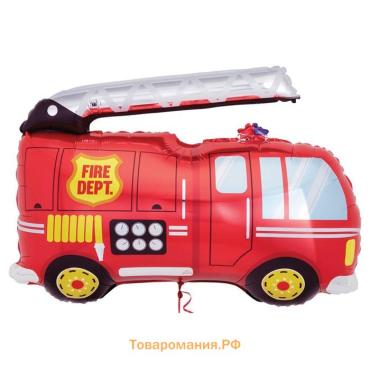 Шар воздушный фольгированный 16" «Пожарная машина»