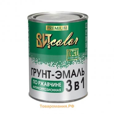 Грунт-эмаль ВИТcolor 3 в 1 по ржавчине белая ночь 0,8кг