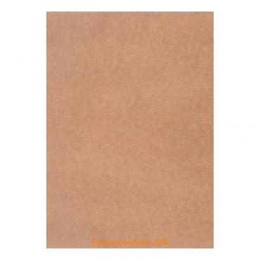 Крафт-бумага для графики, эскизов, печати А3, 50 листов (297 х 420 мм), 120 г/м², коричневая/серая