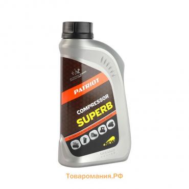 Масло компрессорное PATRIOT Compressor Superb, 1 л, -5/+35 °С