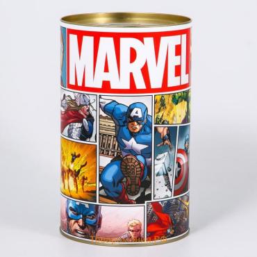 Копилка металлическая, 20.5 см × 12 см × 12 см, XXL MARVEL, Мстители