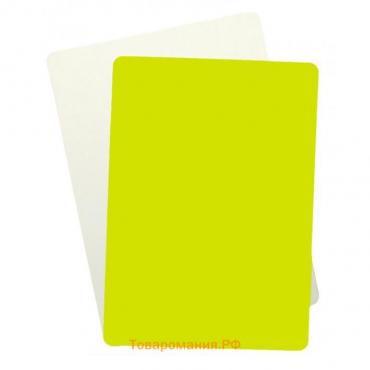 Доска для лепки пластиковая А4 Calligrata "Яркое творчество", неон жёлтый