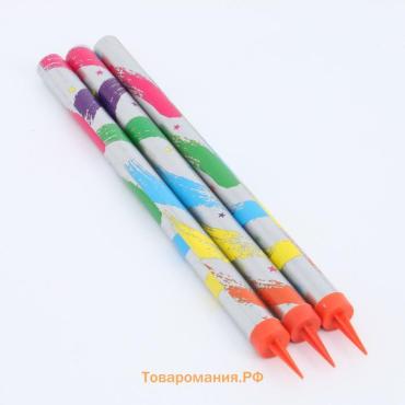 Свечи фонтаны для торта «Золотые искры», 20 см, 3 шт.