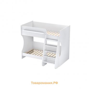 Кровать двухъярусная Polini kids Dream 1500, цвет белый