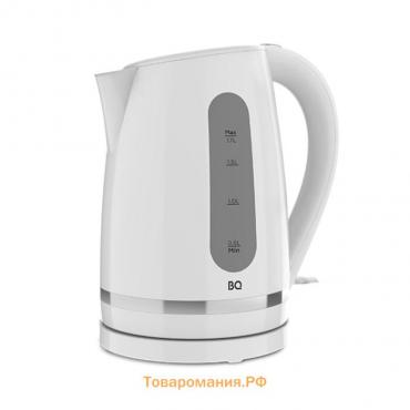 Чайник электрический BQ KT1701P, 1.7 л, 2200 Вт, белый