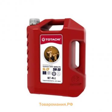 Масло моторное Totachi NIRO Optima PRO 5W-30 SL/CF, полусинтетическое, 4 л