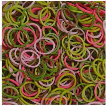 Резиночки для плетения браслетов RAINBOW LOOM, розовый камуфляж