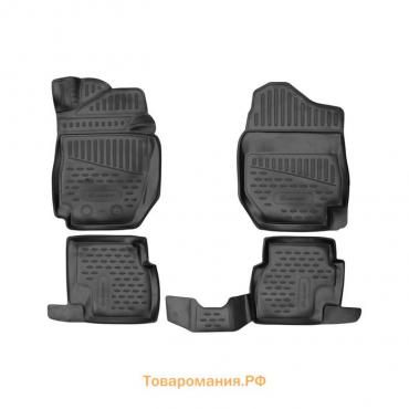 Коврики 3D в салон SUZUKI Jimny JB64 2018-, 4шт. (полиуретан)