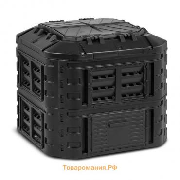 Компостер, 93 × 93 × 80,5 см, пластик, 600 л, « Modular Composter-1»